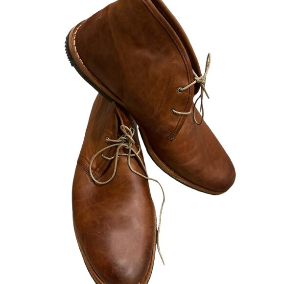 Timberline Men’s Brown Leather Chukka Ankle Boots - Picture 3 of 6